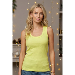 Майка женская "Мия" кашкорсе (р-ры: 46-56) лимон Майка женская "Мия" кашкорсе (р-ры: 46-56) лимон
