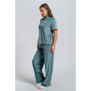 Костюм двойка женский "Таисия" велюр (р-ры: 46-58) олива Костюм двойка женский "Таисия" велюр (р-ры: 46-58) олива