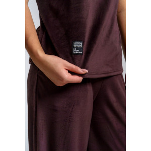 Костюм двойка женский "Таисия" велюр (р-ры: 46-58) шоколад Костюм двойка женский "Таисия" велюр (р-ры: 46-58) шоколад