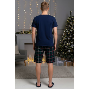 Костюм двойка мужской "Хорс-Ш" (шорты) кулирка (р-ры: 48-58) синий Костюм двойка мужской "Хорс-Ш" (шорты) кулирка (р-ры: 48-58) синий