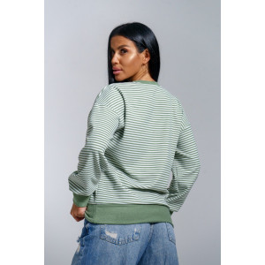 Свитшот женский "Мелиса" поларфлис (р-ры: 44-54) хаки Свитшот женский "Мелиса" поларфлис (р-ры: 44-54) хаки