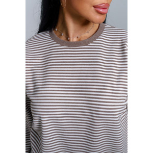 Свитшот женский "Мелиса" поларфлис (р-ры: 44-54) шоколад Свитшот женский "Мелиса" поларфлис (р-ры: 44-54) шоколад