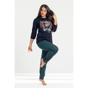 Костюм двойка женский К-242 "Ёлки" кулирка (р-ры: 46-56) зеленый Костюм двойка женский К-242 "Ёлки" кулирка (р-ры: 46-56) зеленый