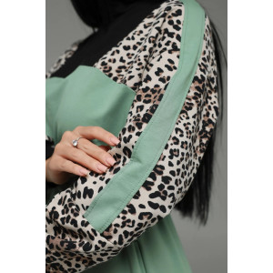 Платье женское "Луиза" футер 2-х нитка с лайкрой пенье (р-ры: 50-64) оливковый