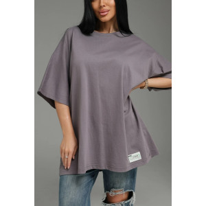 Футболка женская "Анита-2" кулирка (р-ры: 44-66) светлый графит