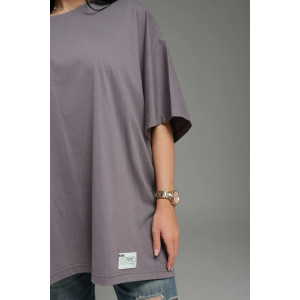 Футболка женская "Анита-2" кулирка (р-ры: 44-66) светлый графит