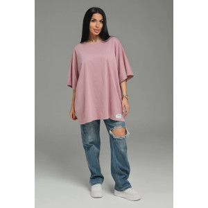 Футболка женская "Анита-2" кулирка (р-ры: 44-66) пудра