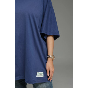 Футболка женская "Анита-2" кулирка (р-ры: 44-66) индиго