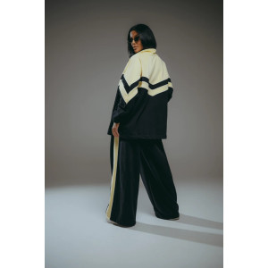 Костюм двойка женский "Алиша" футер 3-х нитка петля пенье фирча (р-ры: 44-66) черный Костюм двойка женский "Алиша" футер 3-х нитка петля пенье фирча (р-ры: 44-66) черный