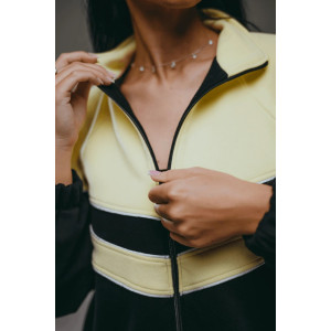 Костюм двойка женский "Алиша" футер 3-х нитка петля пенье фирча (р-ры: 44-66) черный Костюм двойка женский "Алиша" футер 3-х нитка петля пенье фирча (р-ры: 44-66) черный