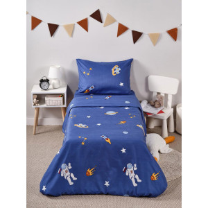 Детское постельное белье полиэстер "Космос" Детское постельное белье полиэстер "Космос"