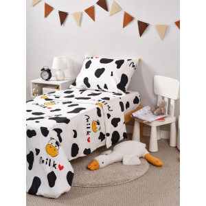 Детское постельное белье полиэстер "Буренка" Детское постельное белье полиэстер "Буренка"