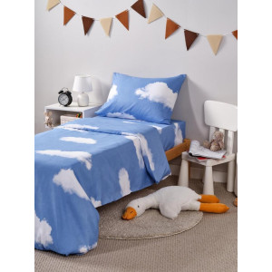 Детское постельное белье полиэстер "Облачка" Детское постельное белье полиэстер "Облачка"