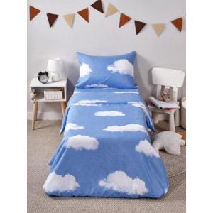 Детское постельное белье полиэстер "Облачка" Детское постельное белье полиэстер "Облачка"