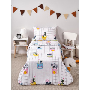 Детское постельное белье полиэстер "Веселые кактусы" Детское постельное белье полиэстер "Веселые кактусы"