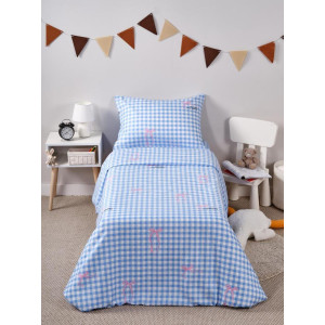 Детское постельное белье полиэстер "Бантики"