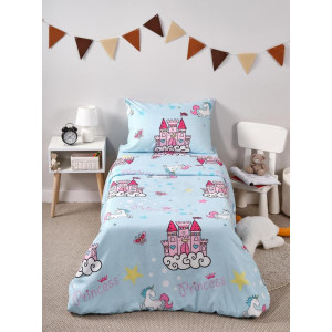 Детское постельное белье полиэстер "Единороги" Детское постельное белье полиэстер "Единороги"