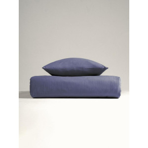 Ясельное постельное белье "Urban Family" перкаль на резинке "Голубой гранит"