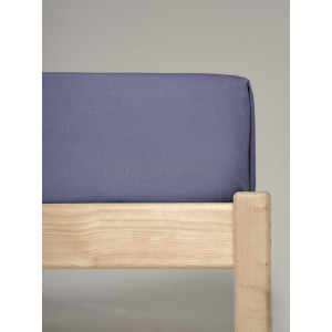 Ясельное постельное белье "Urban Family" перкаль на резинке "Голубой гранит"