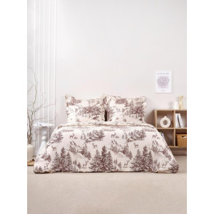 Постельное белье "Windslow" перкаль "Олени в лесу" Постельное белье "Windslow" перкаль "Олени в лесу"