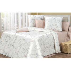 Постельное белье перкаль премиум "Mountain Flowers" Италия (пододеяльник на молнии)