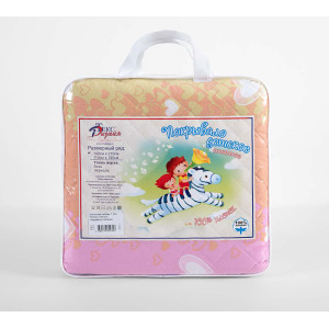 Покрывало стеганое детское поплин "Школьная любовь" (последний размер) 110х140