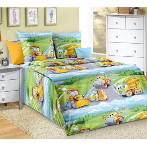 Ясельное постельное белье перкаль "Дорожный патруль" (последний размер) Ясли Ясельное постельное белье перкаль "Дорожный патруль" (последний размер) Ясли