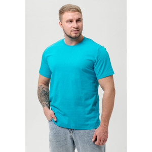 Футболка унисекс №8471 кулирка (последний размер) туркуаз 50-52 Футболка унисекс №8471 кулирка (последний размер) туркуаз 50-52