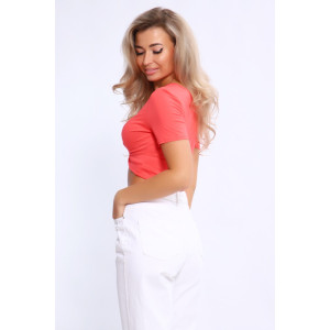 Топ женский №13294 вискоза (последний размер) коралл 52 Топ женский №13294 вискоза (последний размер) коралл 52