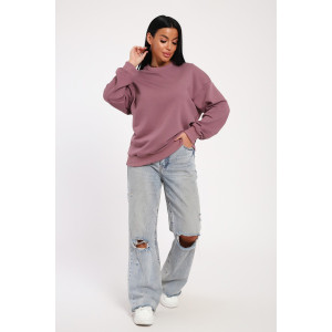 Свитшот женский №82076 футер 3-х нитка (последний размер) сливовый 54 Свитшот женский №82076 футер 3-х нитка (последний размер) сливовый 54