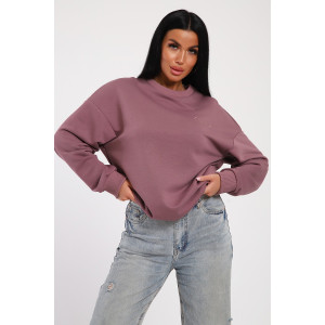 Свитшот женский №82076 футер 3-х нитка (последний размер) сливовый 54 Свитшот женский №82076 футер 3-х нитка (последний размер) сливовый 54