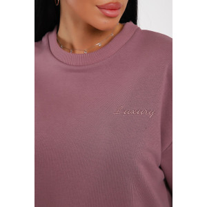 Свитшот женский №82076 футер 3-х нитка (последний размер) сливовый 54 Свитшот женский №82076 футер 3-х нитка (последний размер) сливовый 54