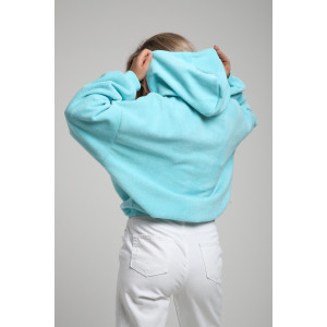 Свитшот женский №78577 интерсофт начес (последний размер) ментол 44,46