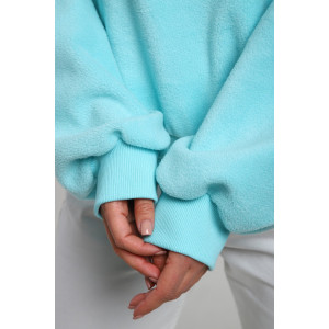 Свитшот женский №78577 интерсофт начес (последний размер) ментол 44,46