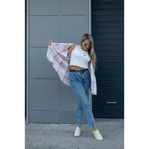 Рубашка женская РЖКК-01 смесовая ткань (последний размер) светло-розовый 48-50 Рубашка женская РЖКК-01 смесовая ткань (последний размер) светло-розовый 48-50