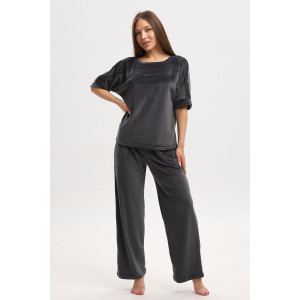 Костюм двойка женский К3130.3 велюр (р-ры: 48-62)