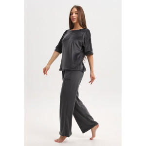 Костюм двойка женский К3130.3 велюр (р-ры: 48-62)