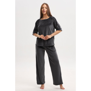 Костюм двойка женский К3130.3 велюр (р-ры: 48-62)