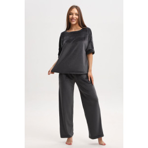 Костюм двойка женский К3130.3 велюр (р-ры: 48-62)