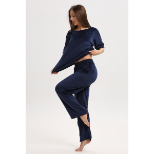 Костюм двойка женский К3130.4 велюр (р-ры: 48-62) Костюм двойка женский К3130.4 велюр (р-ры: 48-62)