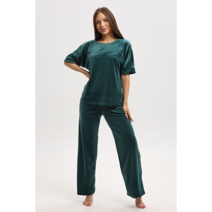 Костюм двойка женский К3130.5 велюр (р-ры: 48-62) Костюм двойка женский К3130.5 велюр (р-ры: 48-62)