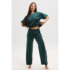 Костюм двойка женский К3130.5 велюр (р-ры: 48-62) Костюм двойка женский К3130.5 велюр (р-ры: 48-62)