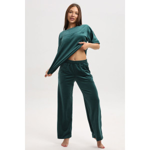 Костюм двойка женский К3130.5 велюр (р-ры: 48-62) Костюм двойка женский К3130.5 велюр (р-ры: 48-62)