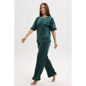 Костюм двойка женский К3130.5 велюр (р-ры: 48-62) Костюм двойка женский К3130.5 велюр (р-ры: 48-62)