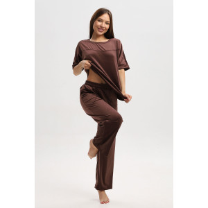 Костюм двойка женский К3130.6 велюр (р-ры: 48-62) Костюм двойка женский К3130.6 велюр (р-ры: 48-62)