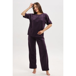 Костюм двойка женский К3130.7 велюр (р-ры: 48-62) Костюм двойка женский К3130.7 велюр (р-ры: 48-62)