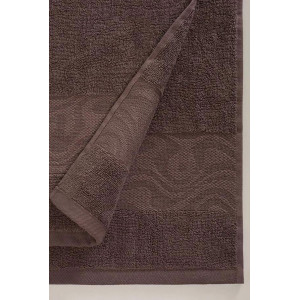 Набор махровых полотенец "Веларио" 3 шт. кофейный