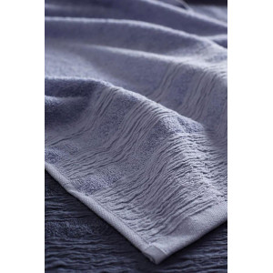 Набор махровых полотенец "Жатка" 6 шт. графит-серо-голубой Набор махровых полотенец "Жатка" 6 шт. графит-серо-голубой