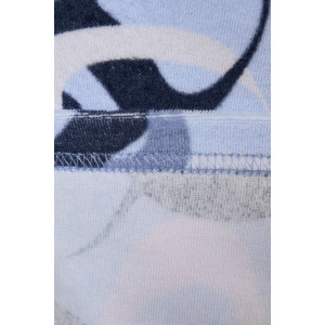 Халат женский "Мира" махра (р-ры: 48-62) голубой