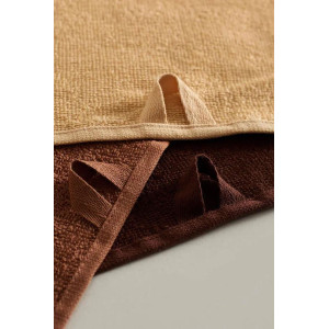 Набор махровых полотенец "Сафари" 40х60 (6 шт.) темно-коричневый, светло-коричневый, бежевый